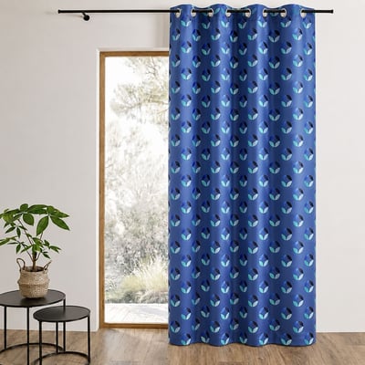 Rideau en jacquard à imprimés "rosace" HOME MAISON