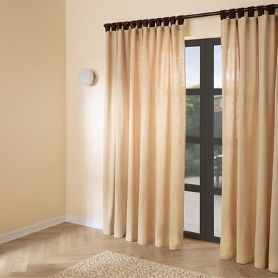 MADE.COM Hadlo 100% Cotton Velvet Tab Top Curtains MADE