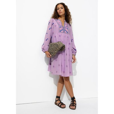 Robe courte brodée PROMOD