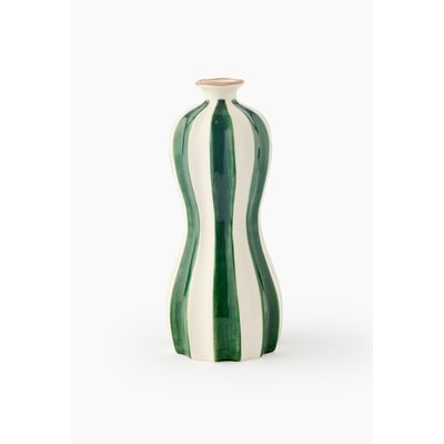 Vase étroit à rayures MONOPRIX MAISON