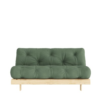 Canapé convertible 160x200cm en bois naturel et tissu - ROOTS KARUP DESIGN