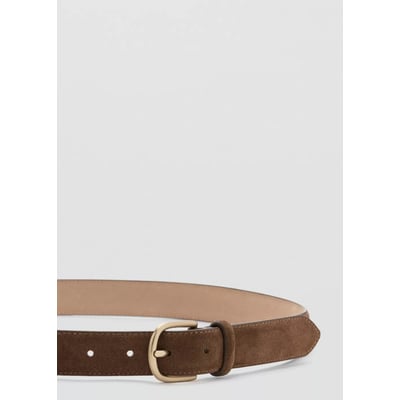 Ceinture cuir suède MANGO MAN