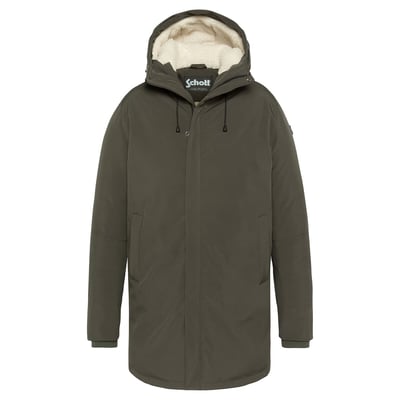 Manteau ELJIN doublé doudoune et capuche sherpa SCHOTT