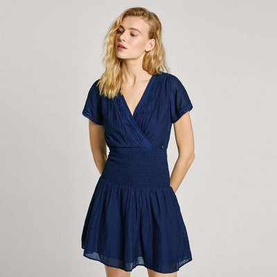 Robe Courte À Col V PEPE JEANS