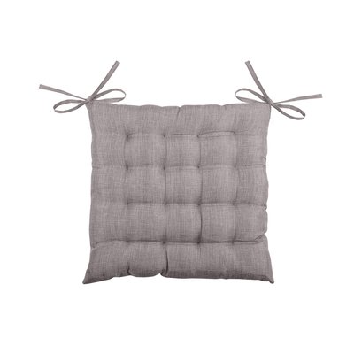 Galette de chaise unie en 16 points LOVELY CASA