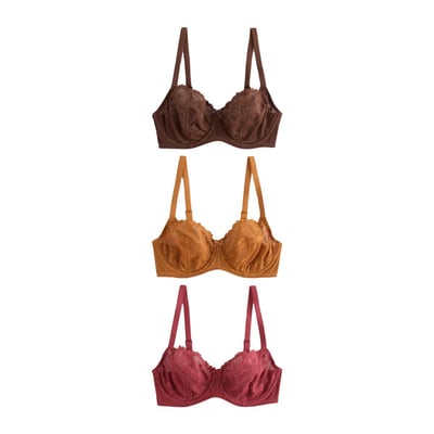 Soutien-gorge en dentelle, lot de 3 NEXT