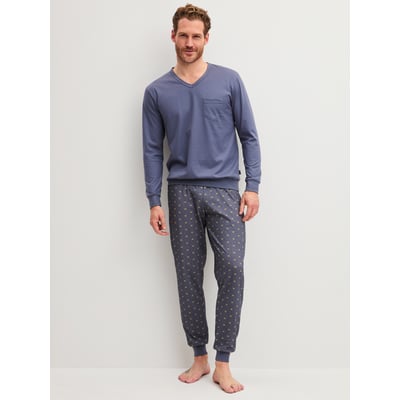 Pyjama avec bords élastiques manches longues Coton EDITION 85 CALIDA