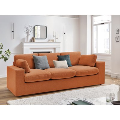 Canapé droit fixe 3 places en tissu, BELAIR BOBOCHIC