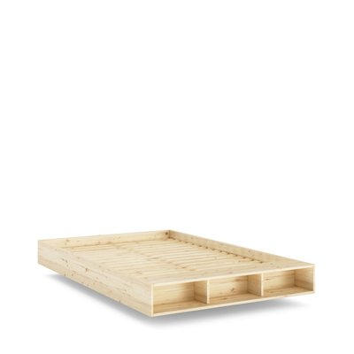 Lit avec rangement en bois 140x200cm - Merge KARUP DESIGN
