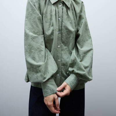 Chemise manches longues brodée en coton BIO GOTS MONOPRIX