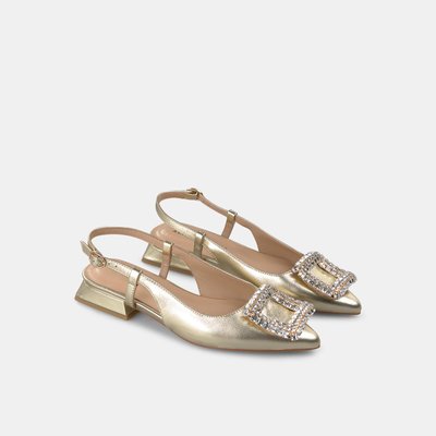 Chaussures plates en cuir à bout pointu ALMA EN PENA