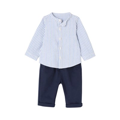 Ensemble chemise rayée + pantalon VERTBAUDET