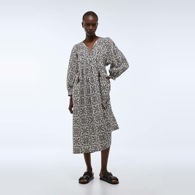 Robe de plage imprimée en coton BIO GOTS MONOPRIX
