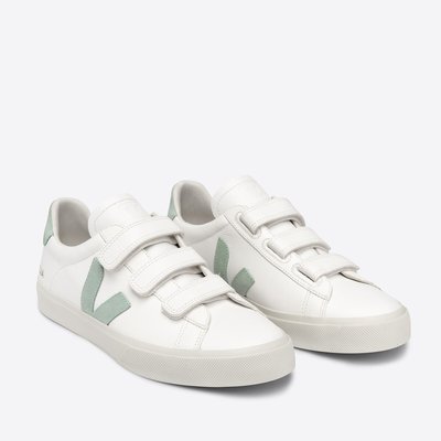 Кеды на липучках кожаные CHROMEFREE VEJA