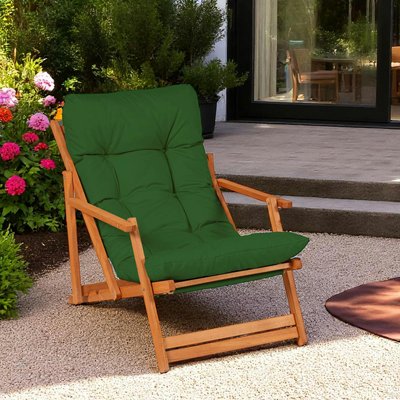 Chilienne verte pliante - grand confort SORA PIER IMPORT