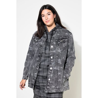 Veste en jean oversize, imprimé étoiles STUDIO UNTOLD