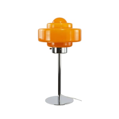 Lampe à poser en verre & métal, ZENI C-CREATION