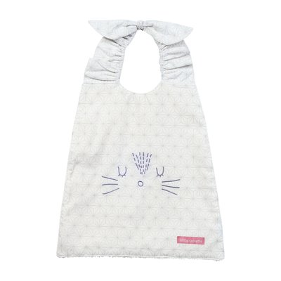 Bavoir élastiqué POMPOM LITTLE CREVETTE