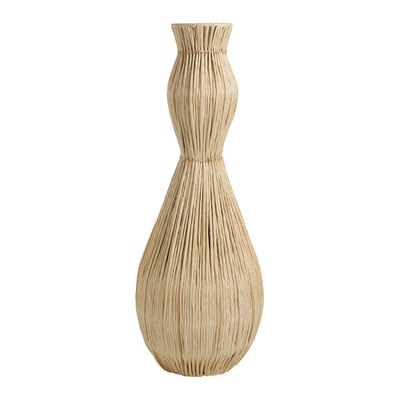 Vase MYA rotin BLANC D’IVOIRE