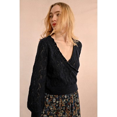 Pull coeur croise La Redoute
