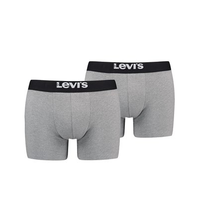 Lot de 2 boxers unis noir LEVI'S
