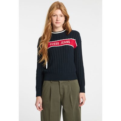 Pull Côtelé Col Rond GUESS JEANS