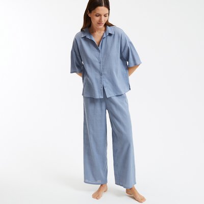 Pyjama en crépon de coton LA REDOUTE COLLECTIONS