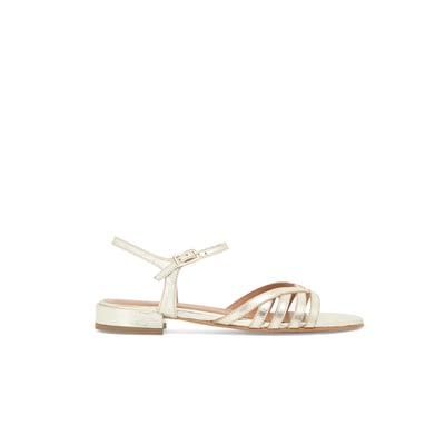 Sandale Plate en cuir POLLY MELLOW YELLOW