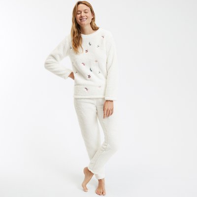 Пижама из флисового трикотажа LA REDOUTE COLLECTIONS