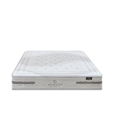 Matelas Ressorts ensachés Sérénade 160x200 cm Accueil Mousse BELLECOUR