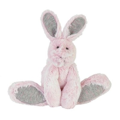 Doudou peluche lapin rose Rivoli 26 cm HAPPY HORSE