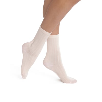 Mi-chaussettes effet satiné Mode DIM