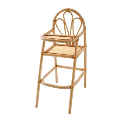 Chaise haute en rotin VERTBAUDET