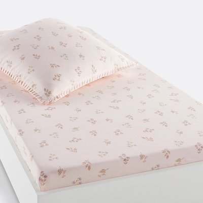 Camomille 50% Recycled Cotton Fitted Sheet LA REDOUTE INTERIEURS