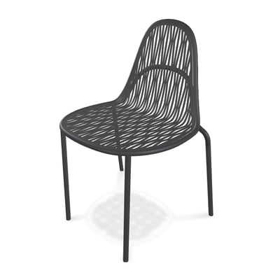 Chaise de jardin empilable en métal (lot de 2), MALVASIA SCAB DESIGN