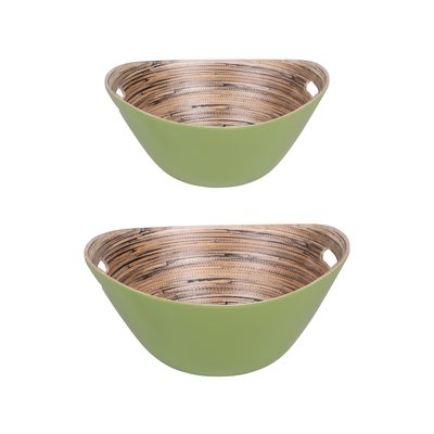 Set de 2 saladiers    s 30 et 25 cm-BAMBOU TABLE PASSION
