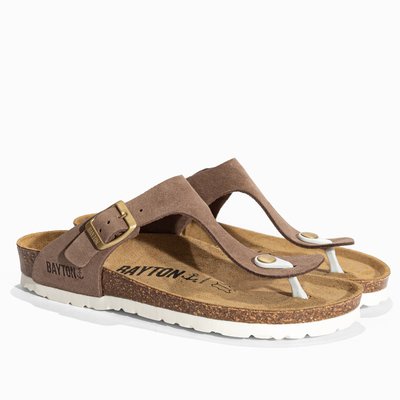 Sandales en cuir suedé MERCURE pour femme BAYTON