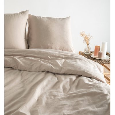 Housse de Couette Adulte SATIN DE COTON BIO LAVÉ KADOLIS