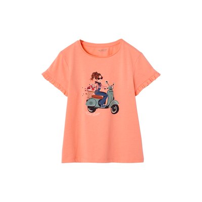 Tee-shirt "Egérie" manches courtes volantées VERTBAUDET