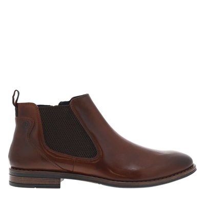 Boots cuir talon plat BUGATTI