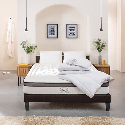 Pack prêt à dormir Matelas Mémoire de forme + Sommier + Accessoires TIVOLI BELLECOUR