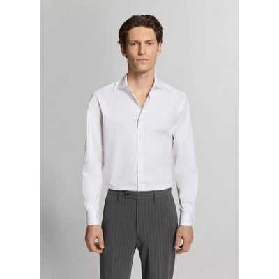 Chemise costume slim fit 100 % coton MANGO MAN