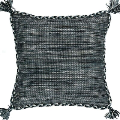 Coussin en coton tissé et tressé  SAHARA THE DECO FACTORY