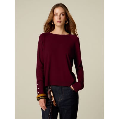 Pull avec détail boutons OLTRE