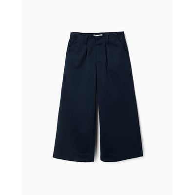 Pantalon à jambe large en maille interlock ZIPPY