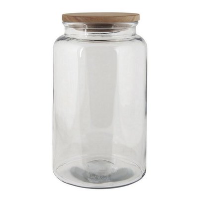 Grand bocal de conservation verre bois IB LAURSEN