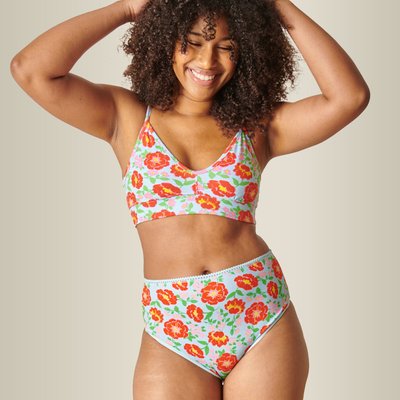 Culotte coton taille haute IMPRIMÉE WE ARE JOLIES