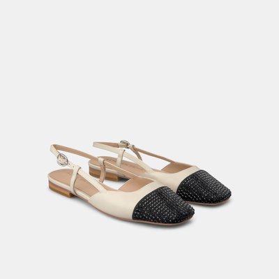Chaussures plates ornées de strass sur le bout ALMA EN PENA