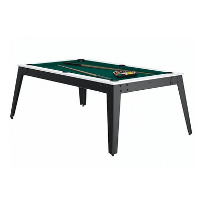 Billard Steel Blanc Pieds Gris Drap Vert RENE PIERRE