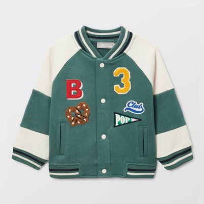 Gilet col teddy en molleton en coton BIO GOTS BOUT'CHOU